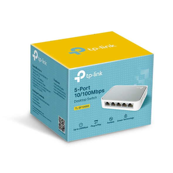 سوییچ 5 پورت TP-LINK تی پی-لینک مدل TL-SF1005D Ver 16.0