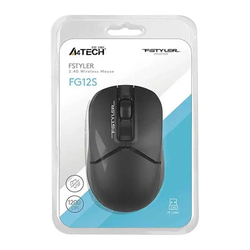 ماوس بی سیم ای فورتک مدل FStyler FG12S